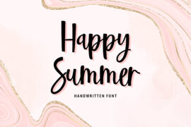 HappySummer Font