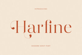 Harfine DEMO VERSION Font Family