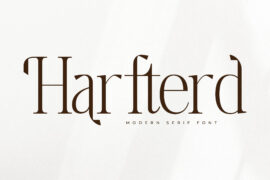 Harfterd DEMO VERSION Font Family