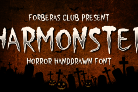 Harmonster Demo Font