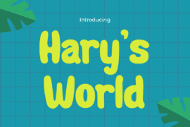 Harys-World Font