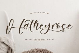 Hatheyrose DEMO VERSION Font Family