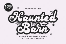 Haunted Barn DEMO Font