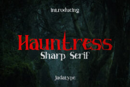 Hauntress Font