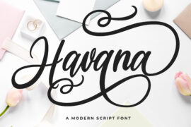 Havana Personal Use Only Font