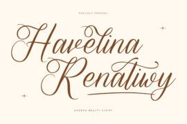 Havelina Renatiwy DEMO VERSION Font Family