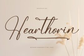 Hearthorin DEMO VERSION Font Family