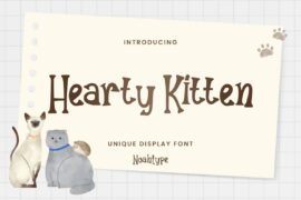 Hearty Kitten Demo Font