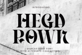 Hegarown Font