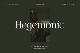 Hegemonic Font