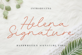 Helena Signature Font