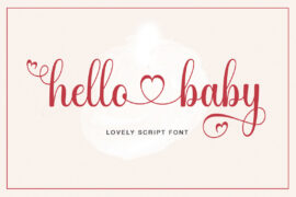 Hello baby Font