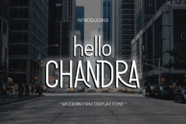 HELLO CHANDRA Font Family