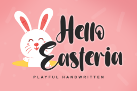 Hello Easteria – Personal use Font