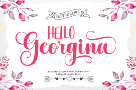 Hello Georgina Script Font