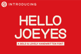 Hello Joeyes Font