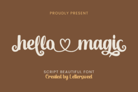 Hello Magic Font