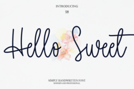 Hello Sweet Font