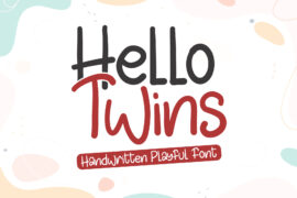 Hello Twins – Personal Use Font