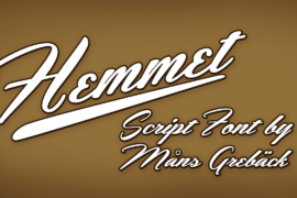 Hemmet Personal Use Only Font