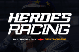 Heroes Racing Demo Font