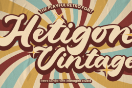 Hetigon Vintage Font