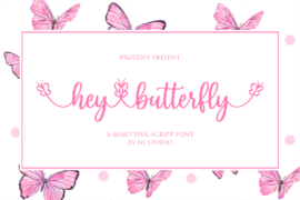 hey butterfly Font