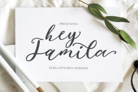 Hey Jamila Script Font