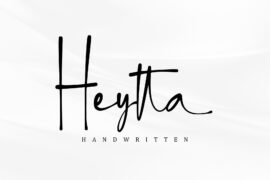 Heytta – Personal Use Font