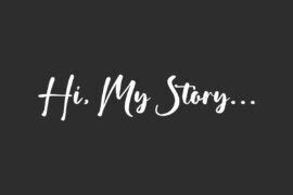Hi My Story Demo Font
