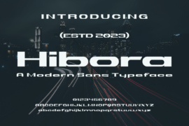 Hibora Font