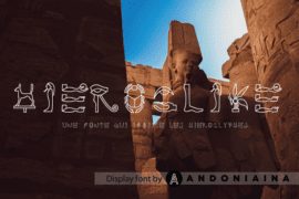 Hieroglike Font