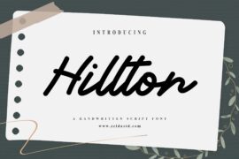 Hillton – DEMO FONT Font