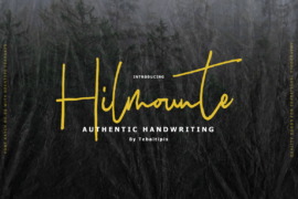 Hilmounte Signature Font