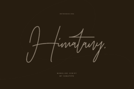 Himatany Font