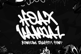 Hoax Vandal Font