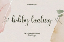 Hobby Healing Demo Font