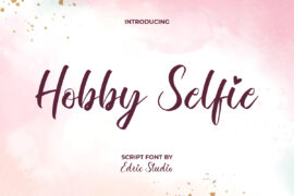 Hobby Selfie Demo Font