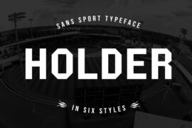 Holder Outline PERSONAL USE ONLY Font