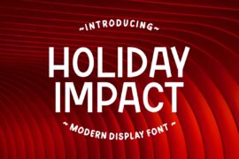 Holiday Impact Font