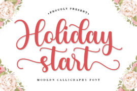 Holiday Start Font