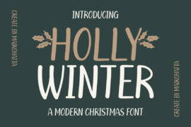 Holly Winter Font