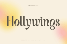 Hollywings Font