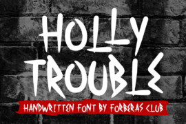 Holy Trouble Font