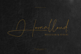 Homallond Font Family