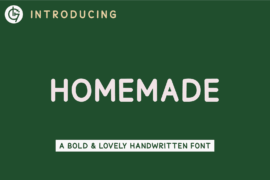 Homemade Font