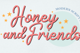 Honey and Friends Font
