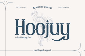 Hoojuy trial Font