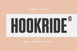 HOOKRIDE Font