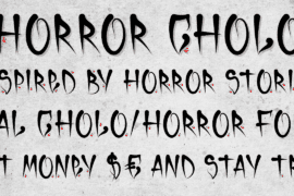 Horror Cholo Font